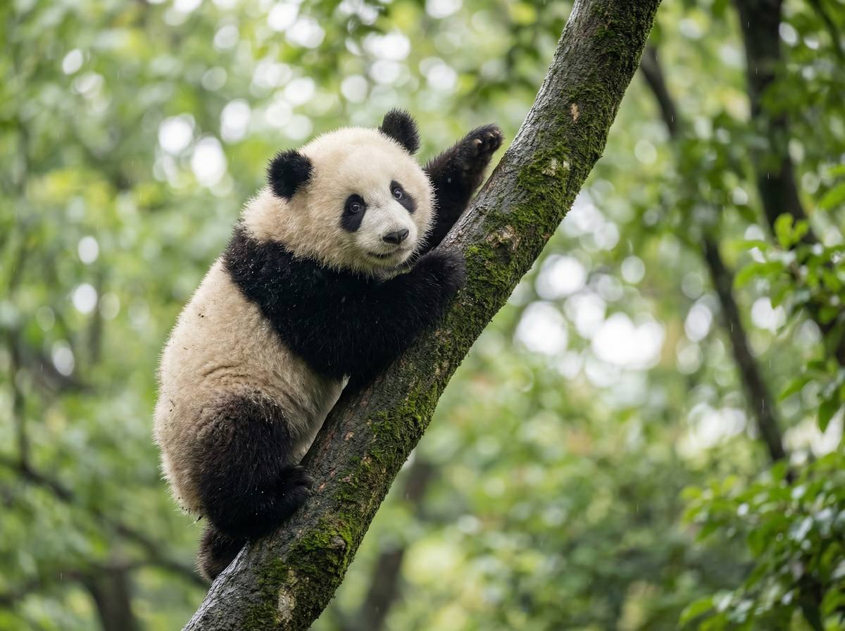 寻欢熊猫保护视频